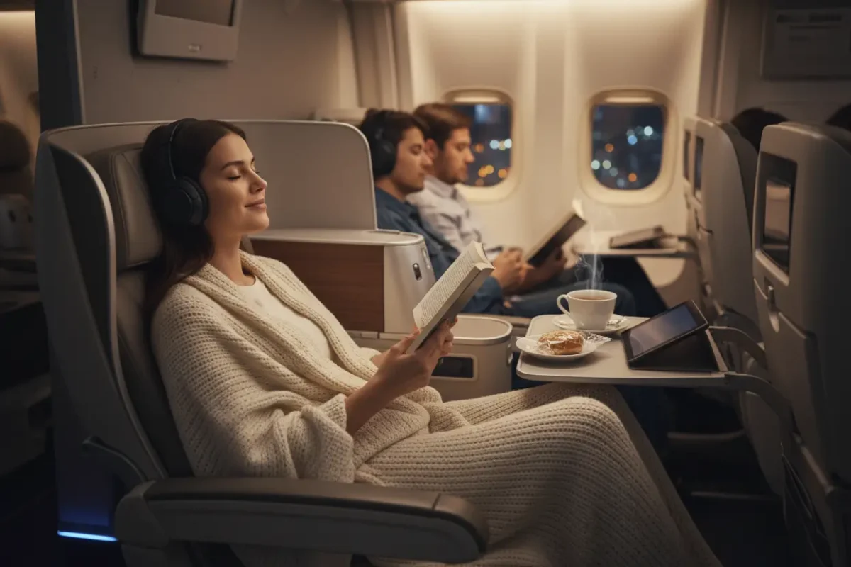 Dicas para manter o conforto durante o voo de avião