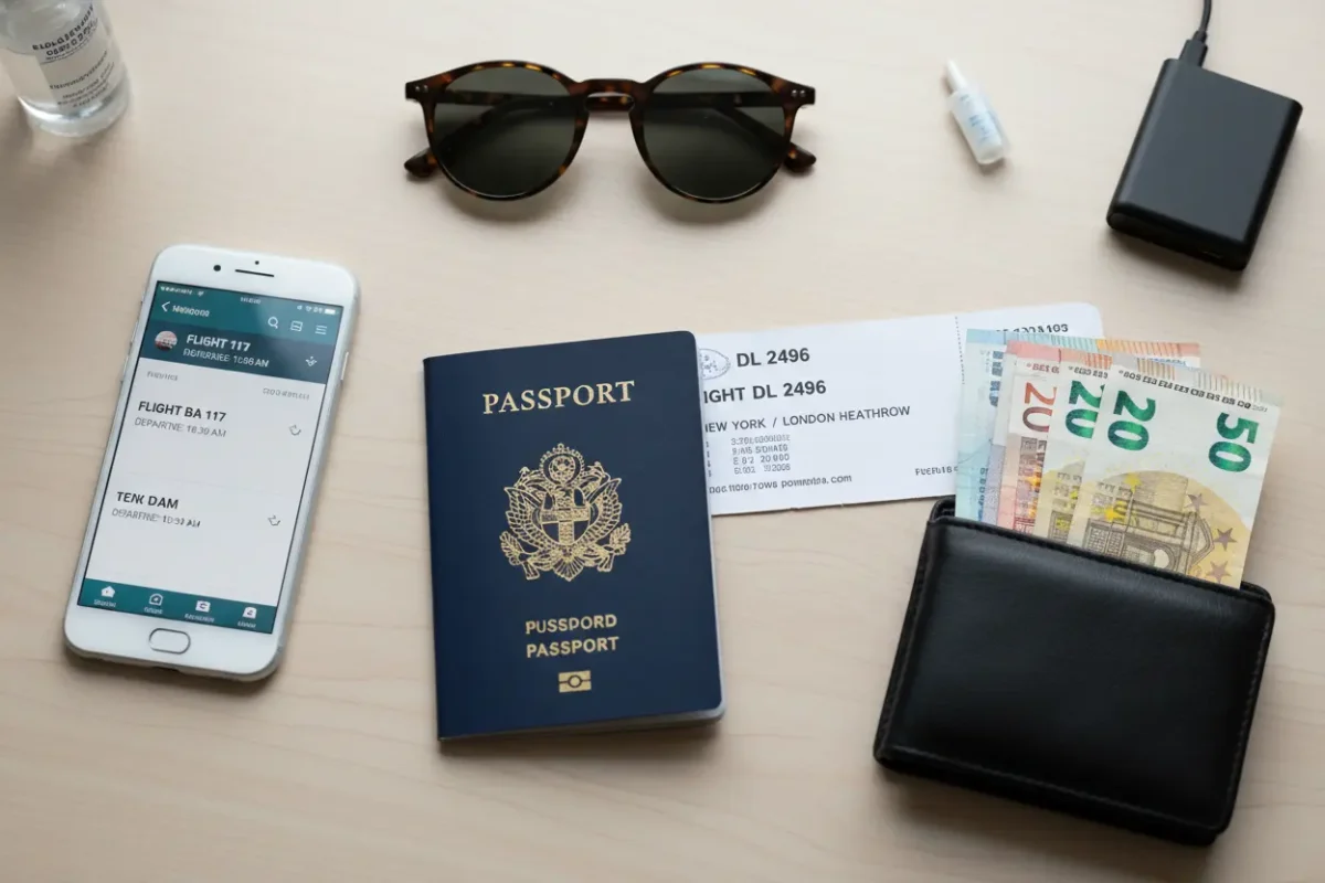 Checklist de documentos essenciais para viagem de avião