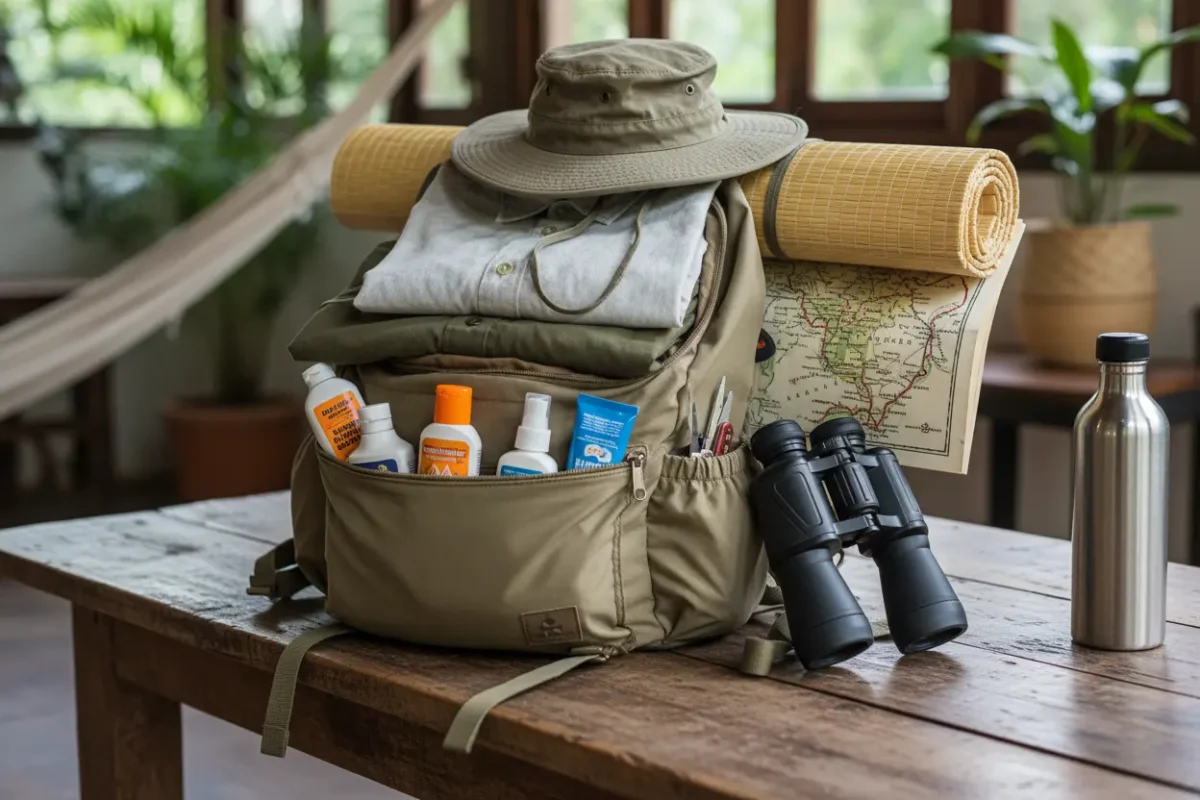 Mochila e essenciais para planejar viagem à Amazônia