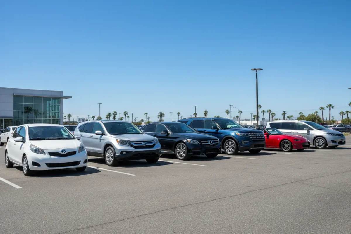 Categorias de veículos alugados para diferentes tipos de viagens.