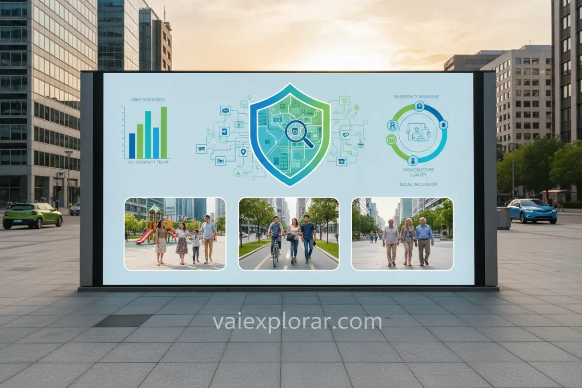 Critérios que definem as cidades mais seguras para viajar.