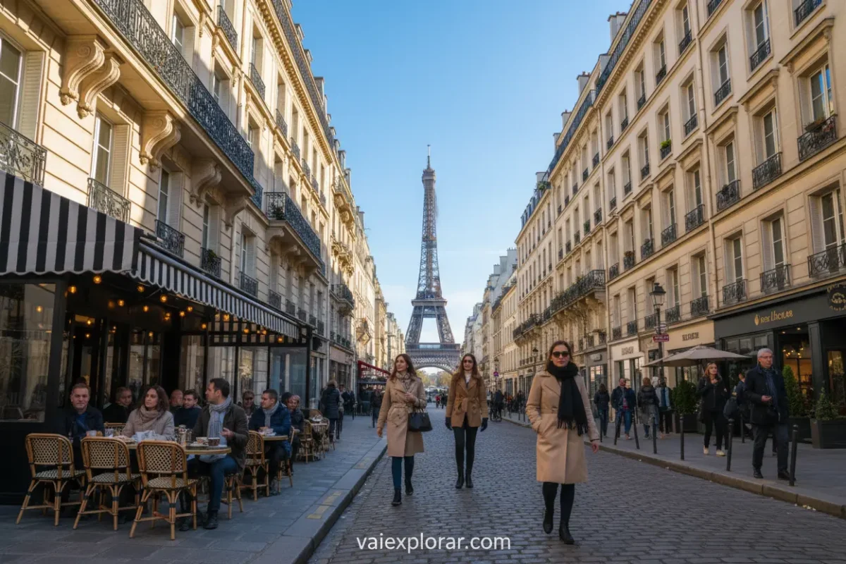 Arte e elegância em Paris, polo cultural europeu.