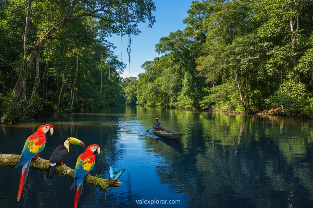 Natureza selvagem na América do Sul