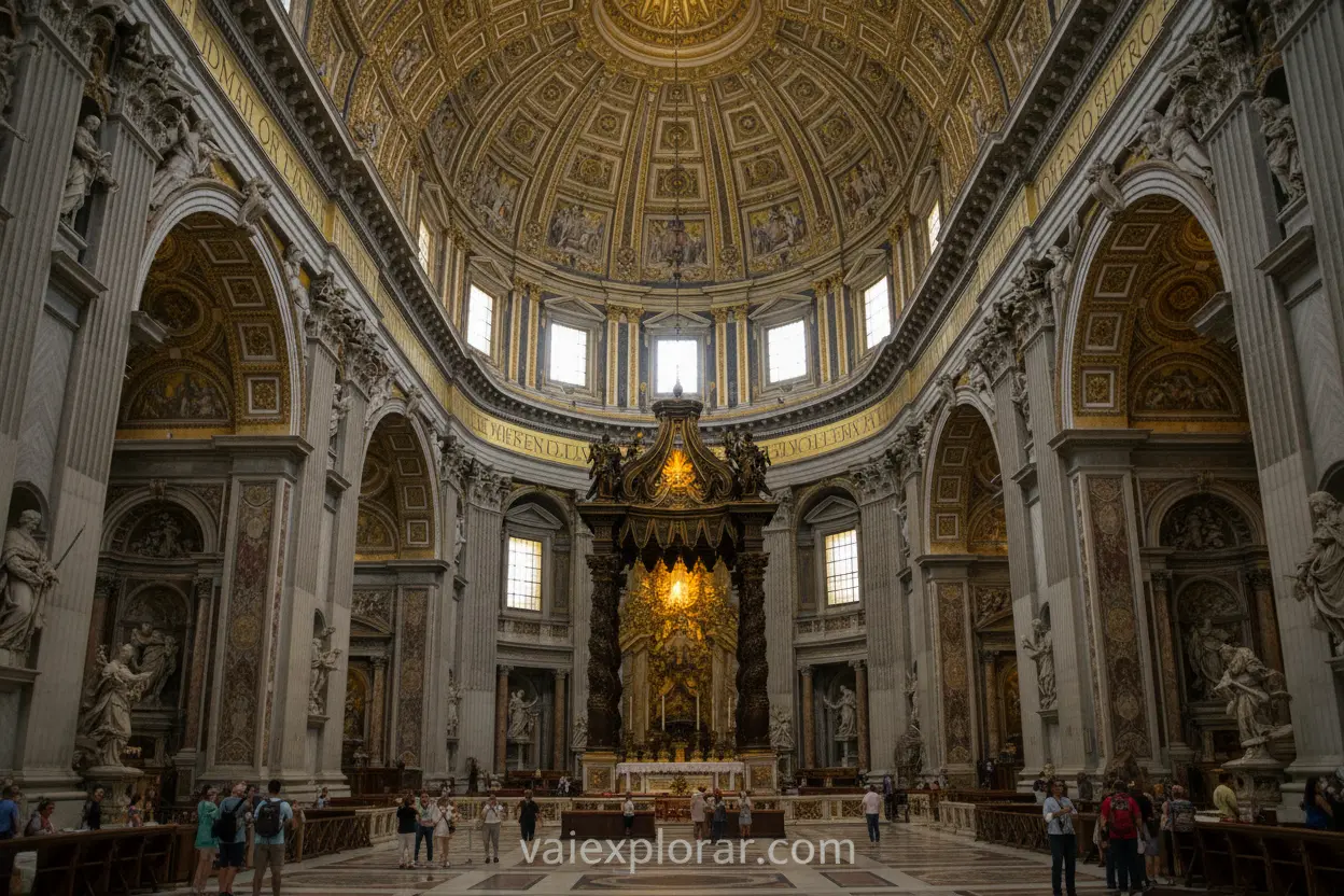 Basílica de São Pedro, Vaticano, arquitetura barroca.