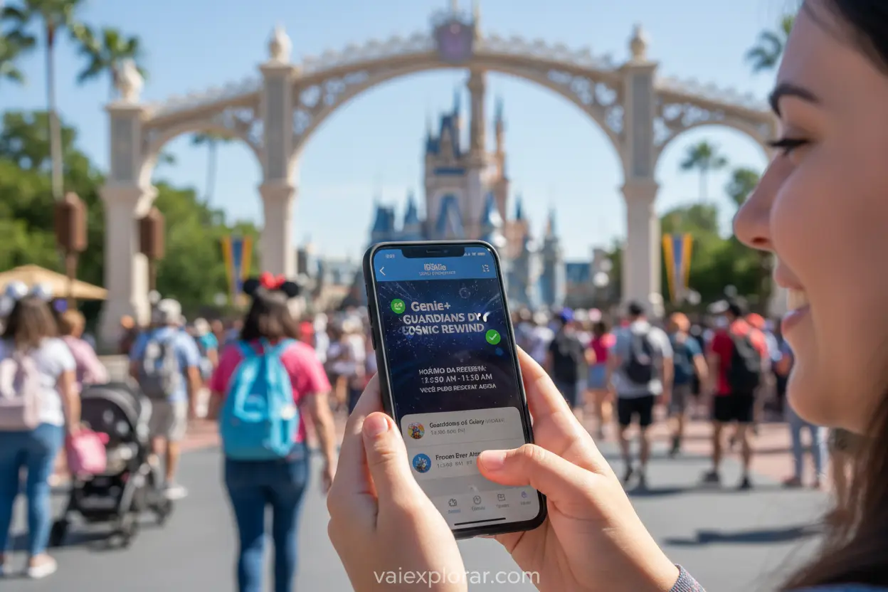 Aplicativo My Disney Experience para planejar a Disney