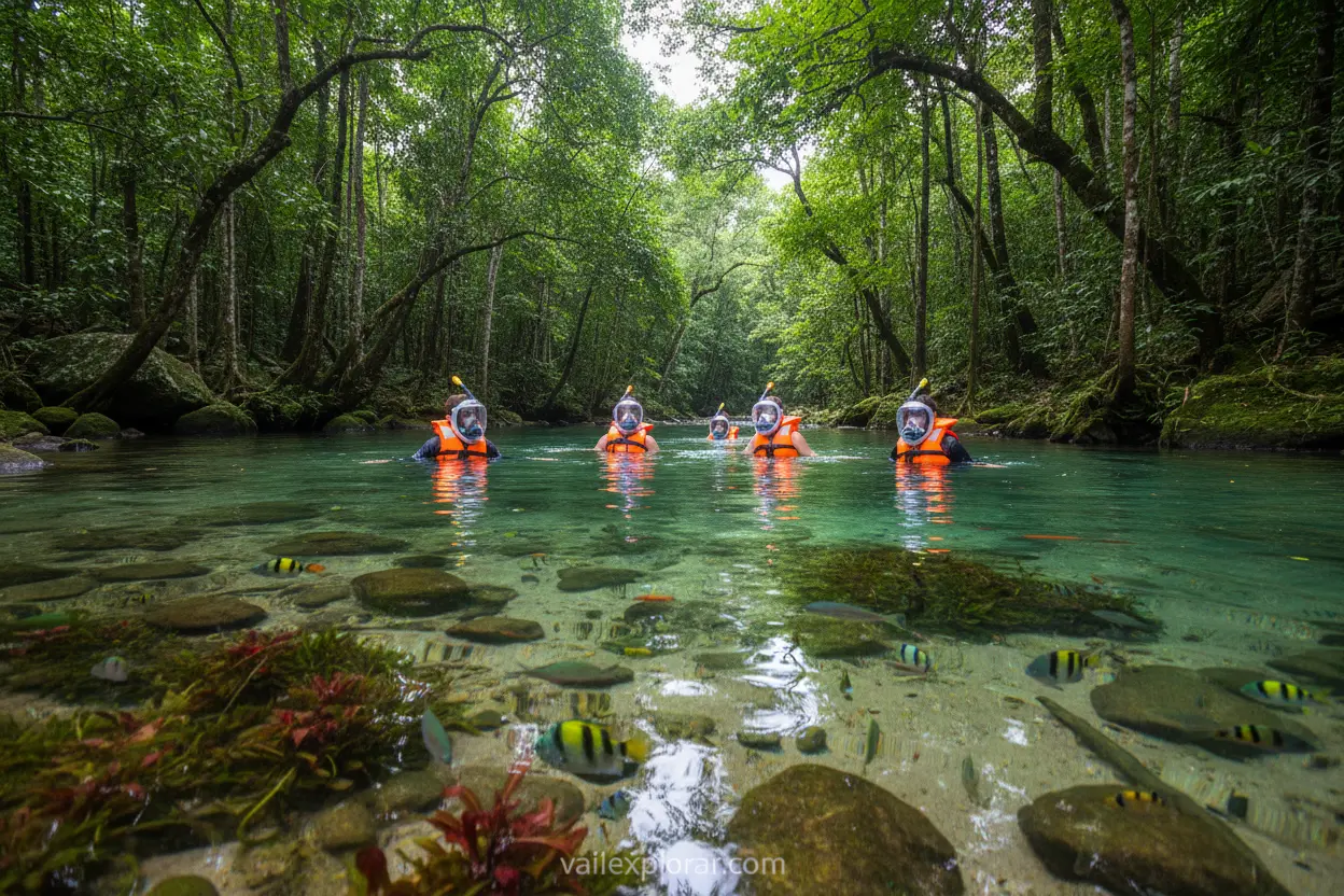 Flutuação em rios cristalinos de Bonito