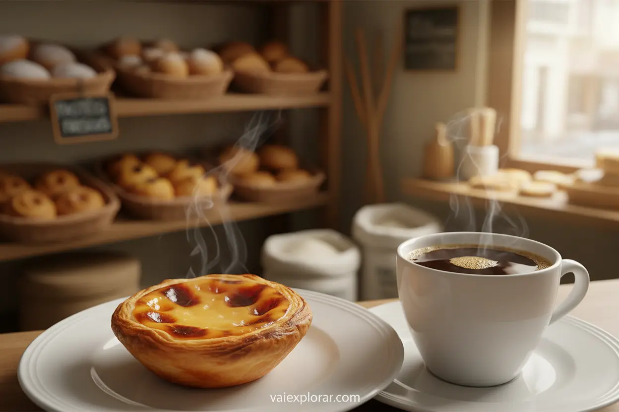 Pastel de Nata fresco em Lisboa