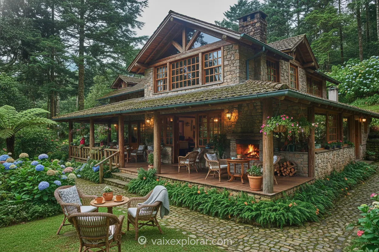 Pousada charmosa em meio à natureza da Serra Gaúcha