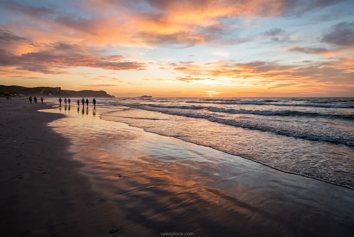 Entardecer na Praia Grande em Arraial do Cabo